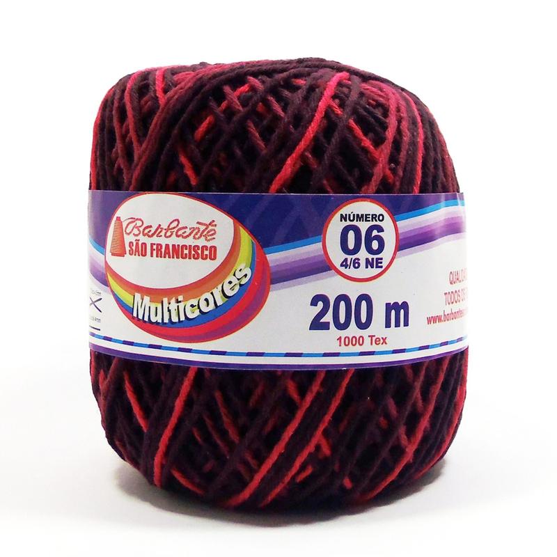 Barbante Multicores 200 m N06 - SÃO FRANCISCO - Barbantes